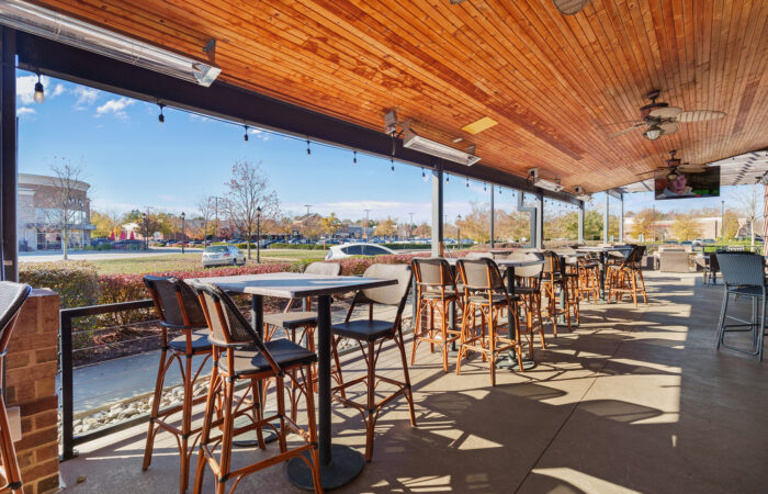 Hickory Tavern outdoor seating